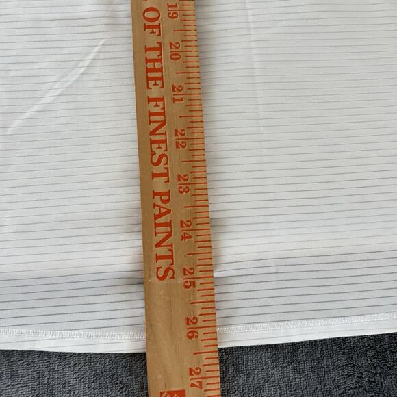 Athleta Subtle Striped Round Neck White T-Shirt Short Sleeve Size 2X - Picture 13 of 13